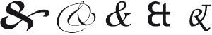 origin of ligature ampersand