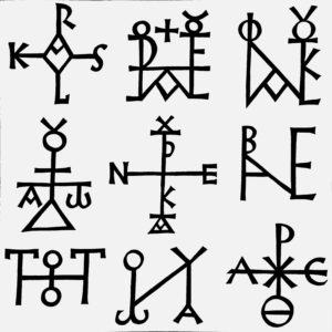 monograms from 'ornament, symbool, teken'