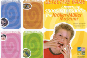 Detective game in a museum