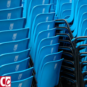 Blue chairs