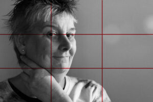 Rule of thirds in a portrait