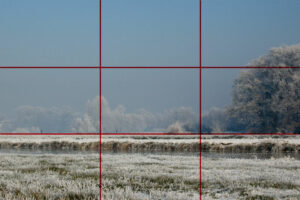 Rule of thirds in landscape