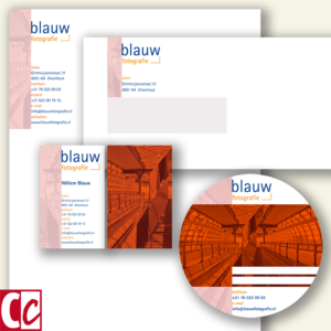 Blauw Fotografie corporate design