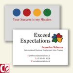 Exceed Expectations business card