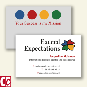 Exceed Expectations business card