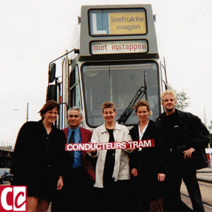 GVB driving the tram