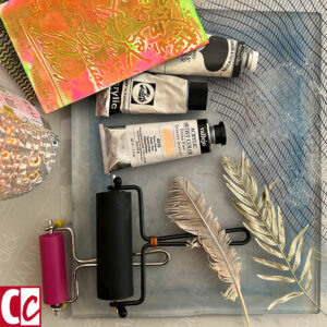 Supplies Gelli printing