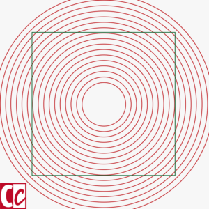 Optical illusion: is the square really square?