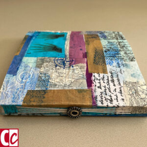 Handmade Book with collaged cover
