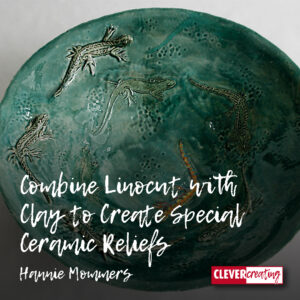 Combine Linocut with Clay to Create Special Ceramic Reliefs